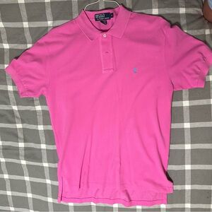 Polo by Ralph Lauren Men's Pink Polo Shirt